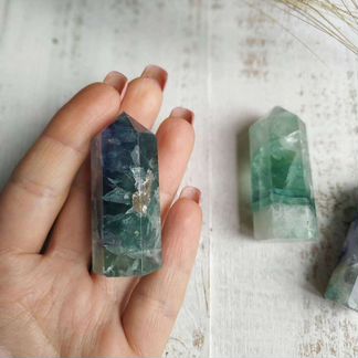 Кристалл флюорита