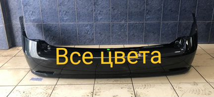 Задний бампер Шевроле Лачетти черный