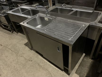Ванна моечная купе цельнотянутая левая 1200/600/8