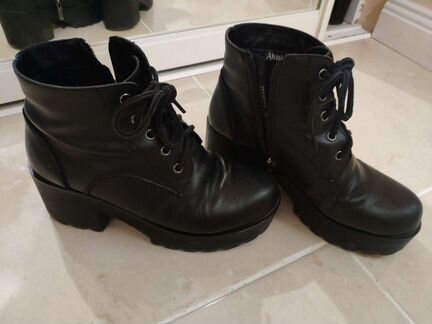 Ботинки из натуральной кожи из kari