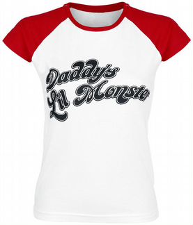 Футболка Daddy lil monster Harley Quinn