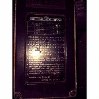 Boss SD-1 (80-х годов, Япония)