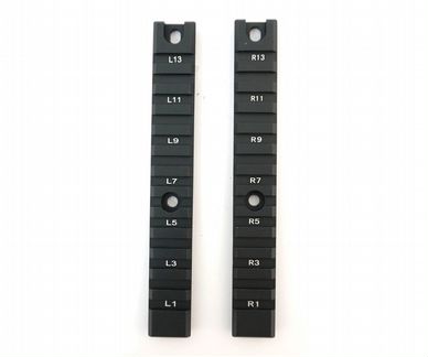 Комплект планок Picatinny 13 слотов, 2 шт. (BH-R13