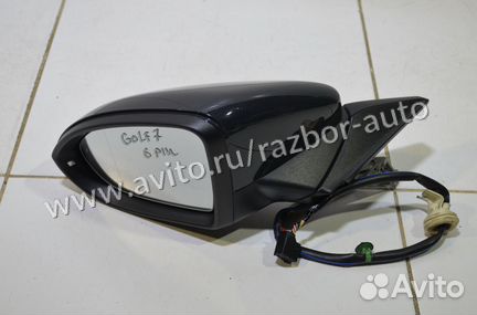 Зеркало левое VW Golf VII 6pin 2012+