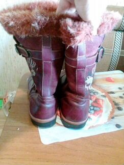 Сапоги Котофей 37,5 нат.кожа+ нат.овчина