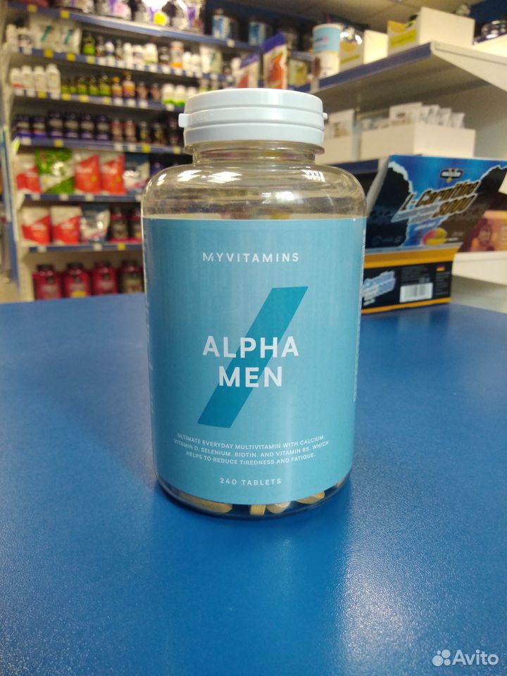 Витамины Myprotein, Alpha men, 240таб