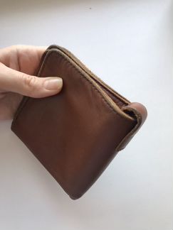 Кошелек бумажник б/у кожаный