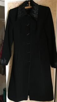 Пальто черное осень-весна
