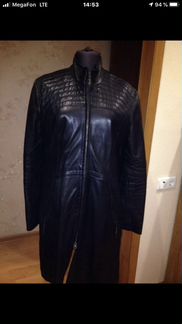 Кожаный плащ