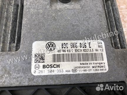 Блок управления 03C906016E 1.4 TSI caxa Octavia a5