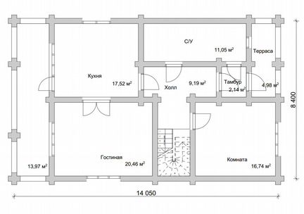 Сруб под ключ