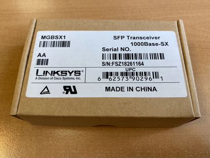 Новый Cisco Mgbsx1