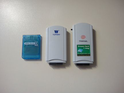 Memory Card для Sony PS и Sega Dreamcast