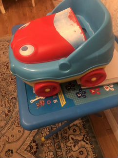 Детский горшок, в виде машинки. В хорошем состояни