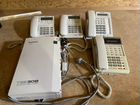 Мини атс panasonic KX-TEB308RU +три телефона