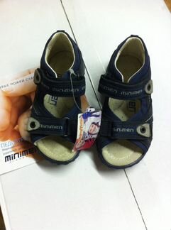 Разм 25 и 26 Новые кожаные ортоп сандалии Минимен