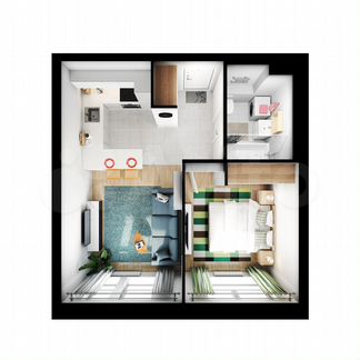 1-к квартира, 35.6 м², 14/32 эт.