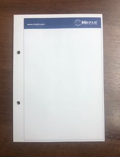 Блок листов А4, А5 белые на подложке