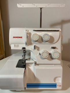 Швейная машинка оверлок janome t-34