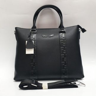 Новый мужской портфель для документов Fendi черный