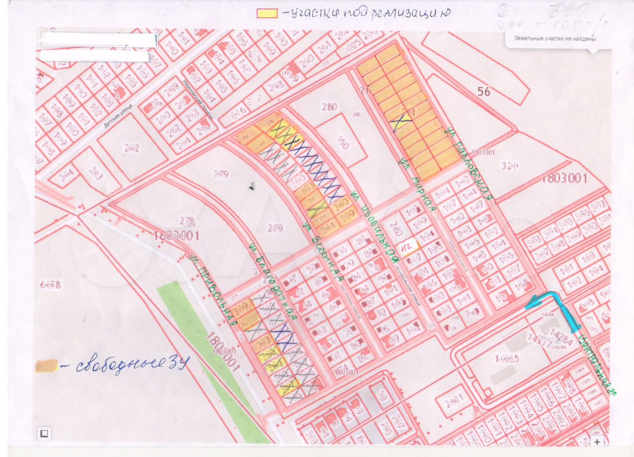 Карта подгородняя покровка