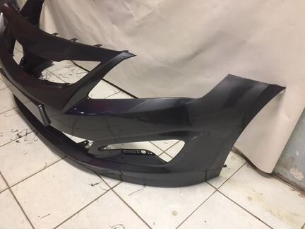 Бампер передний Хендай Солярис серый