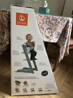 Коробка от стула stokke trip trap