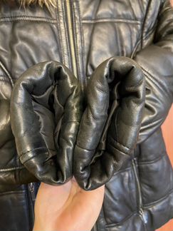 Куртка кожаная утепленная