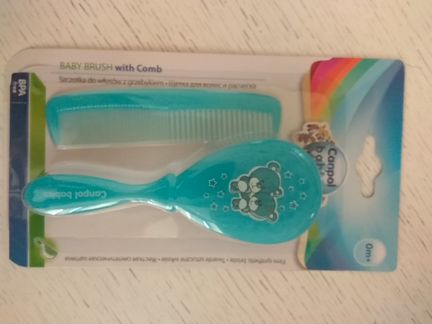 Набор для новорожденного. Бутылка, соска, щетка с