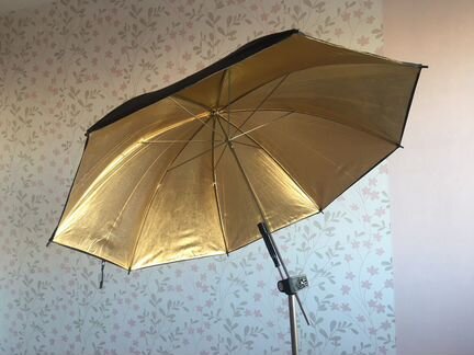 Зонт Raylab золотистый