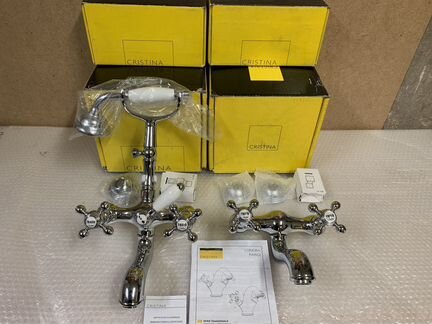 Комплект смесителей cristina Хром Италия