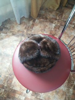 Мужская шапка норка натуральная