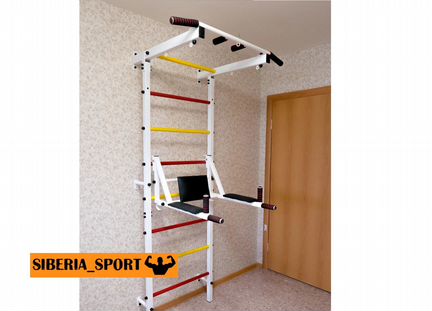 Шведская стенка с турником+брусья-упоры под штангу