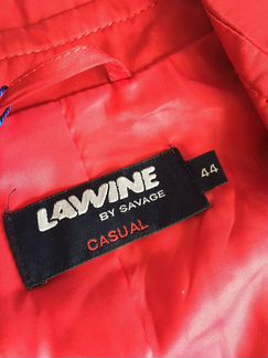 Плащ красный Lawine 44-46