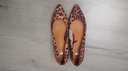 Леопардовые туфли-лодочки HM (новые)