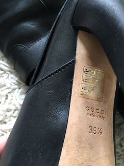 Женские сапоги родные gucci оригинал 39,5 (гуччи)