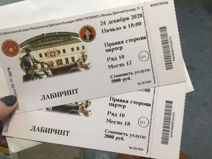 Билеты в цирк Никулина