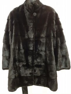 Шуба норковая поперечная норка Blackglama