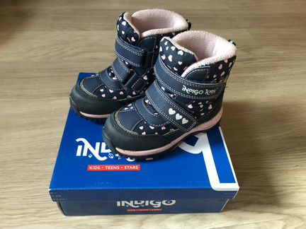 Зимние мембранные ботинки indigo kids