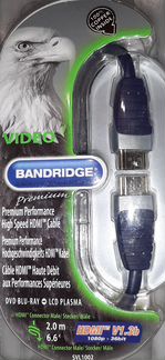 Hdmi hdmi кабель video от Bandridge - 2 метра 6,6