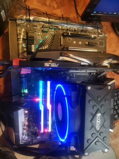 Комплект на ryzen 7 2700X мать+cpu+ram+ssd