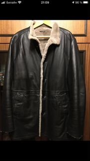 Дубленка мужская натуральная кожаная