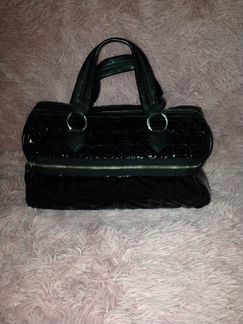 Сумка черный лак dkny