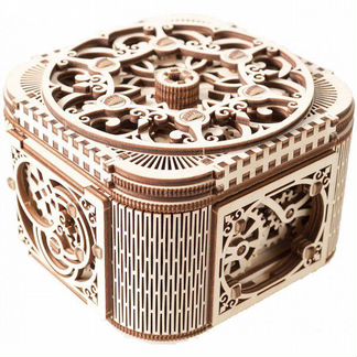 Конструктор 3D-пазл Ugears Шкатулка с секретом