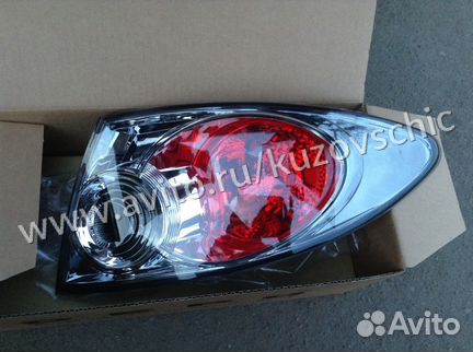 Фонарь Мазда 6 гг рестайлинг темный хром