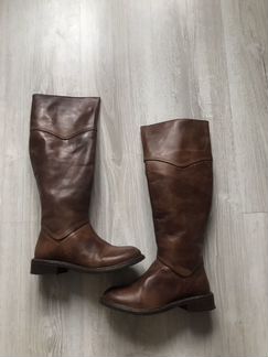 Сапоги кожаные