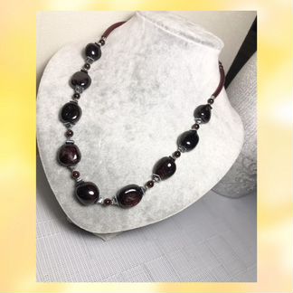 Гранатовое колье