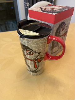 Термокружка керамическая