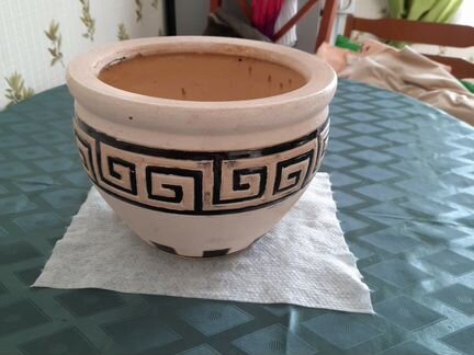 Кашпо керамическое