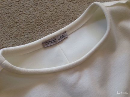 Zara джемпер белый